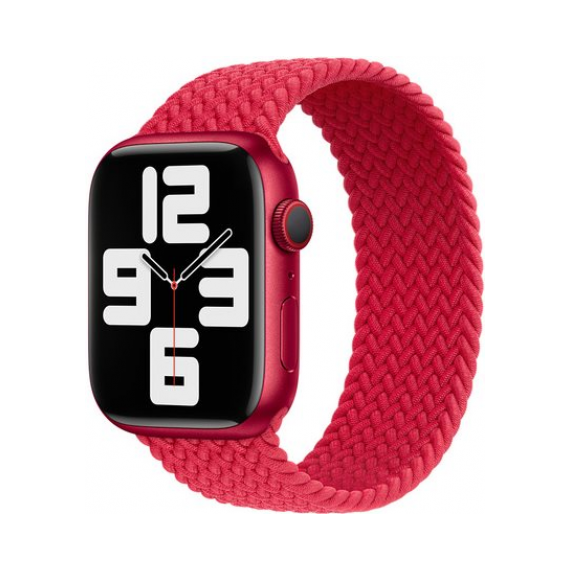 SERIES 7 45MM MKMN3 GPS RED ALUMINUM CASE WITH  RED BRAIDED SOLO LOOP