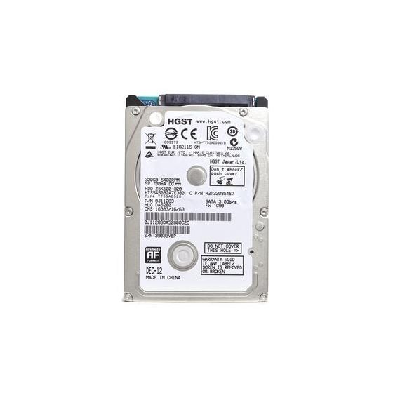 2.5" HDD HITACHI TRAVELSTAR Z5K500 / 320GB / 5400RPM / 8MB