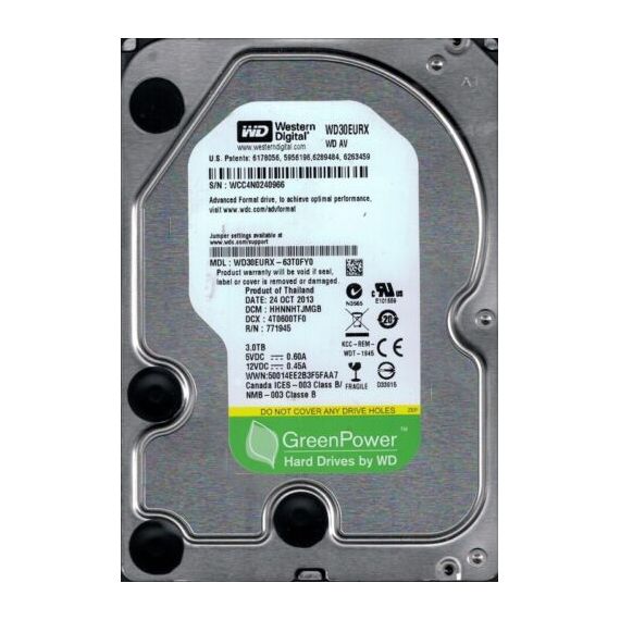 WESTERN DIGITAL WD30EURX-FR