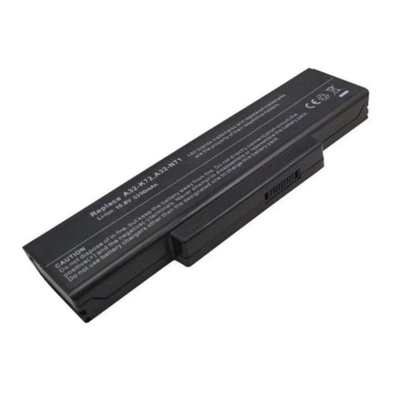 BATTERY ASUS K72 N73 K73 A72 N71 X77 X73 A73 A32-K72 A32-N71 10.8V 5200MAH BLACK OEM