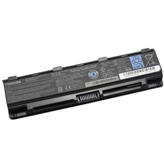 BATTERY TOSHIBA SATELLITE C850 L855 P855 S850 C50-A C50D-A C50T-A C55-A C55D-A C55T-A C50DT C50DT-A C840 C845 C855 C870 C875 S855 PA5108U PA5109U PA5110U PA5023U PA5024U PA5025U PA5026U PA5027U 11.1V 5200MAH BLACK ORIGINAL