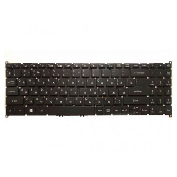 KEYBOARD ACER ASPIRE 3 A315-23 A315-34 SWIFT  SF315-41 SF315-51 SF315-52 SF315-54 W/O FRAME ENG/RU BLACK