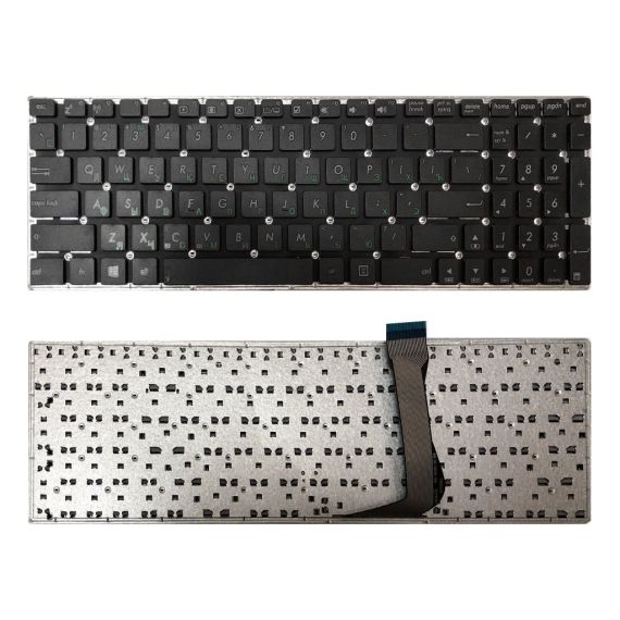 KEYBOARD ASUS E502 E502S E502M E502MA E502SA E502NA W/O FRAME "ENTER"-SMALL ENG/RU WHITE