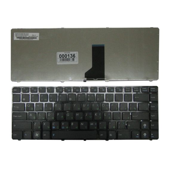 KEYBOARD ASUS K42 X44 X43 A43 A42 X42 K43 UL30 UL80 N43 N82 U31 U35 U36 U41 U45 ENG/RU BLACK