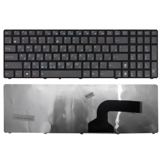 KEYBOARD ASUS K52 K53 K54 VX7 G51 G53 G60 G72 G73 A73 UL50 UX50 N61 N60 N71 N73 X61 A52 K73 B53 R503 R704 X54 A54 X55 X52 N53 X73 X75 X77 X64 ENG/RU BLACK