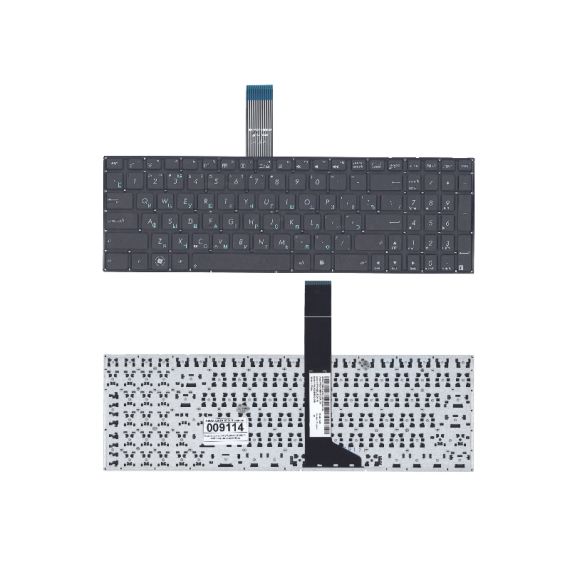 KEYBOARD ASUS X550 X552 R510 F550 F552 X750 F750 K550 S550 D552 A550 P550 R513 R505 F520 W/O FRAME "ENTER"-SMALL ENG/RU BLACK