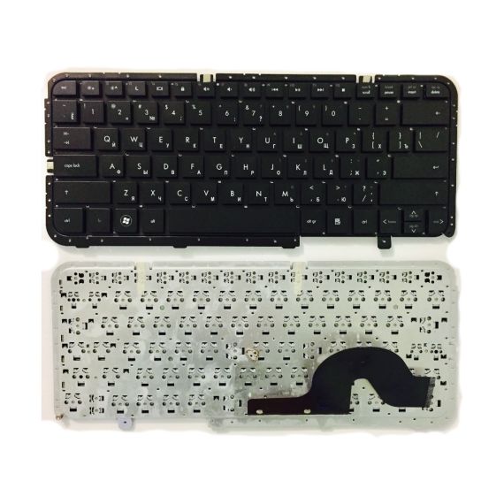 KEYBOARD HP PAVILION DM3-1000 DM3-2000 W/O FRAME "ENTER"-SMALL ENG/RU BLACK