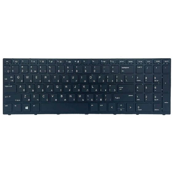 KEYBOARD HP PROBOOK 450 G5 455 G5 470 G5 W/BACKLIT W/FRAME ENG/RU BLACK ORIGINAL
