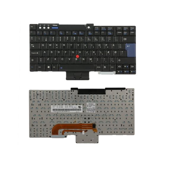 KEYBOARD LENOVO IBM T60 T61 R60 R61 Z60 Z61 W/TRACKPOINT ENG/RU BLACK