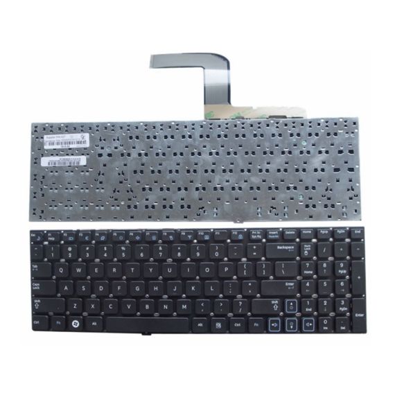 KEYBOARD SAMSUNG RV509 RV511 RV513 RV515 RV518 RV520 RC508 RC509 RC510 RC511 RC512 RC518 RC520 RC530 RV710 RV711 RV715 RV718 RV719 RV720 W/O FRAME "ENTER"-SMALL ENG/RU BLACK