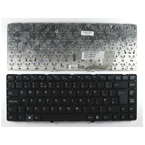 KEYBOARD SONY VGN-NW W/O FRAME "ENTER"-BIG ENG/RU BLACK