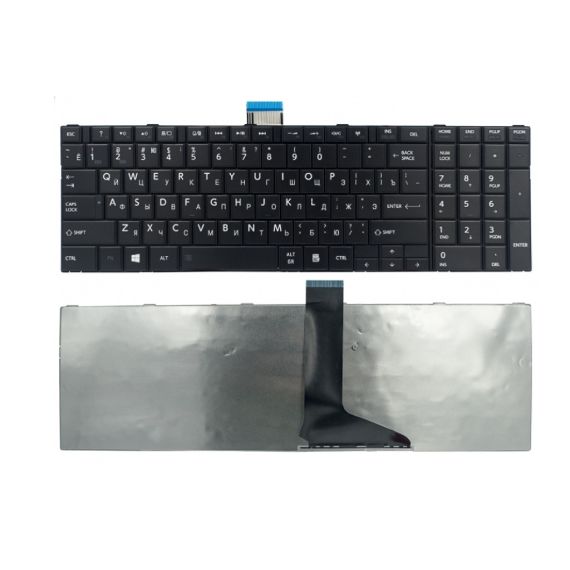 KEYBOARD TOSHIBA SATELLITE C850 C855 C870 C875 L850 L855 L870 L875 P850 P855 P870 P875 ENG. BLACK