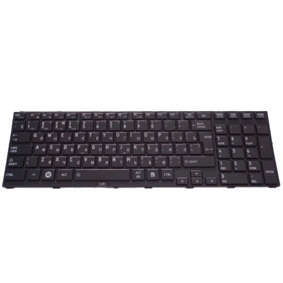 KEYBOARD TOSHIBA TECRA R850 R950 R960 ENG/RU BLACK