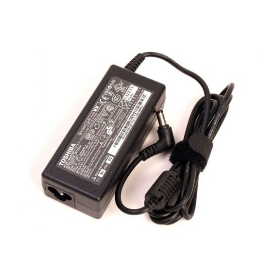 AC ADAPTER CHARGER FOR TOSHIBA 19V-3.42A (65W) ROUND DC JACK 5.5*2.5MM ORIGINAL