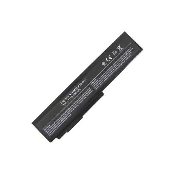 BATTERY ASUS N53 N43 G50 N61 X55S G51 L50 G60 M60 PRO62 A32-M50 A32-N61 A32-X64 A33-M50 A32-H36 11.1V 5200MAH BLACK OEM