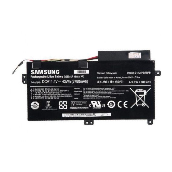 BATTERY SAMSUNG NP370 NP370R4E NP370R5E NP450R5V NP450R4V NP470R5E NP510R5E AA-PBVN3AB AA-PBVN2AB 10.8V 3780MAH BLACK OEM