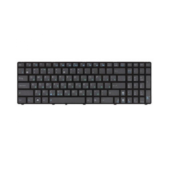 KEYBOARD ASUS K55 A55 U57 A75 K75 R500 R503 R700 F751 X751 W/O FRAME "ENTER"-SMALL ENG. BLACK