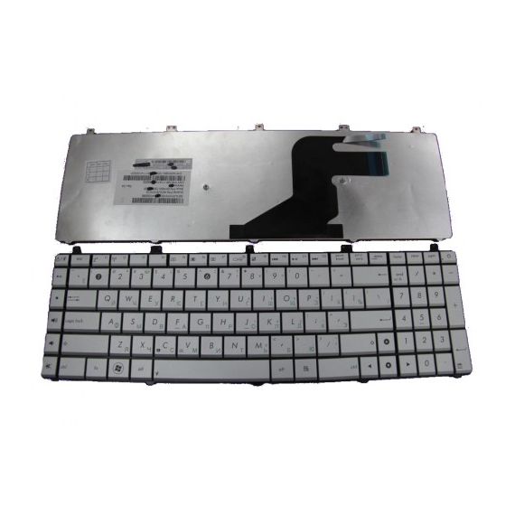 KEYBOARD ASUS N55 N57 N75 ENG/RU SILVER