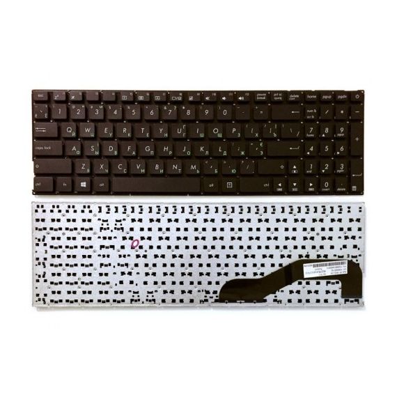 KEYBOARD ASUS VIVOBOOK X540 X540S X540SA X540SC R540 R540L R540LA R540LJ R540S R540SA R540SC W/O FRAME "ENTER"-SMALL ENG/RU WHITE