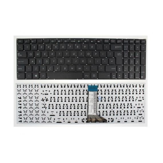 KEYBOARD ASUS X502 X551 X553 X554 X555 F551 P551 A553 D550 D553 R556 R512 F555 K555 A555 W/O FRAME "ENTER"-BIG ENG/RU BLACK