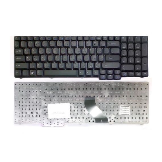 KEYBOARD EMACHINES E528 E728 EXTENSA 5235 5635 7220 7620 ASPIRE 6930 6530 9300 5735 5535 5235 5335 7000 7100 7110 7220 7520 7720 8530 8730 8735 8920 8930 9400 9410 9420 9920 TRAVELMATE 7510 ENG/RU BLACK