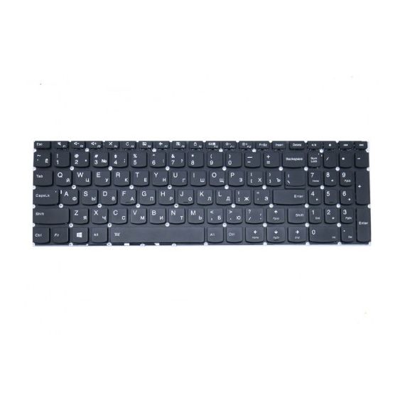 KEYBOARD LENOVO IDEAPAD 110 TOUCH-15ACL 110-15ACL 110-15AST 110-15IBR W/O FRAME ENG/RU BLACK ORIGINAL