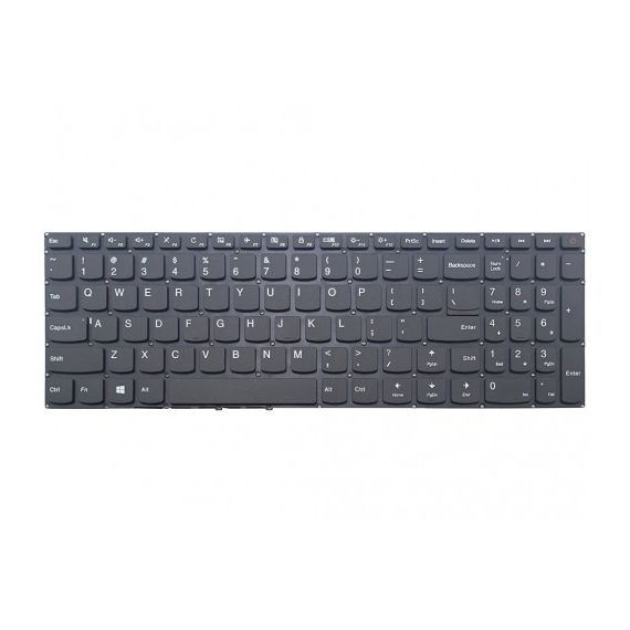 KEYBOARD LENOVO IDEAPAD 110 TOUCH-15ACL 110-15ACL 110-15AST 110-15IBR W/O FRAME ENG. BLACK ORIGINAL