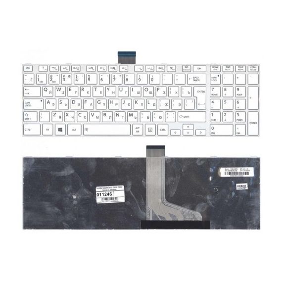 KEYBOARD TOSHIBA SATELLITE C50-A C50D-A C50T-A C55-A C55D-A C55T-A C50DT-A ENG. WHITE