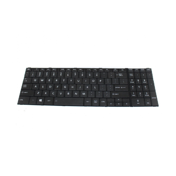 KEYBOARD TOSHIBA SATELLITE  C50-B C50T-B C50D-B C50A-B C55-B C55D-B C55T-B ENG/RU BLACK