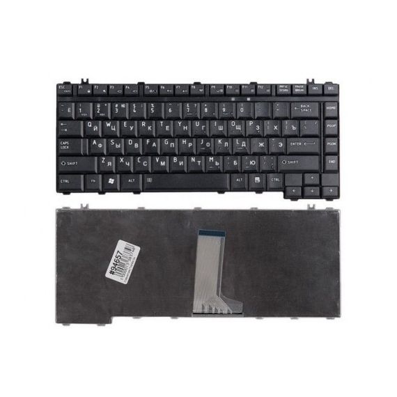 KEYBOARD TOSHIBA SATELLITE L300 A200 A300 A205 A210 A215  A305 L305 L315 L510 L515 PORTEGE M200 M205 M215 M300 M305 M310 M315 M320 M325 M330 M335 M351 M355 ENG/RU BLACK
