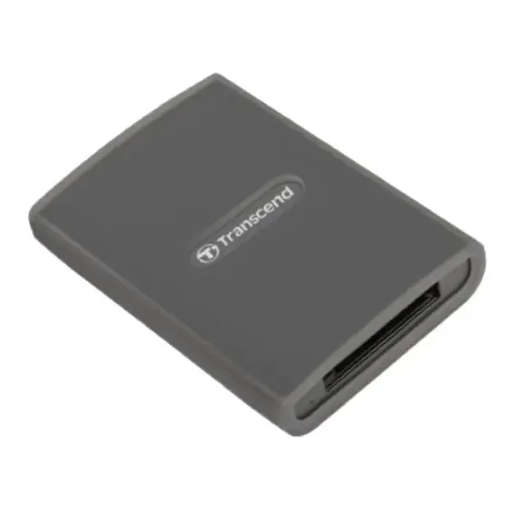 КАРДРИДЕР TRANSCEND TS-RDE2, USB TYPE-C, USB TYPE-A, СЕРЫЙ