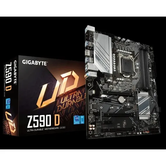 PLACA DE BAZA GIGABYTE Z590 D, LGA1200, INTEL Z590, ATX