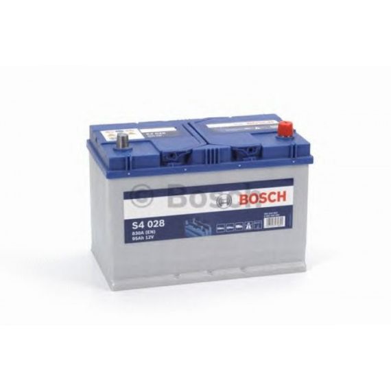 АККУМУЛЯТОР BOSCH SILVER 95AH 830A(JIS) КЛЕМЫ 0 (306X173X225) S4 028