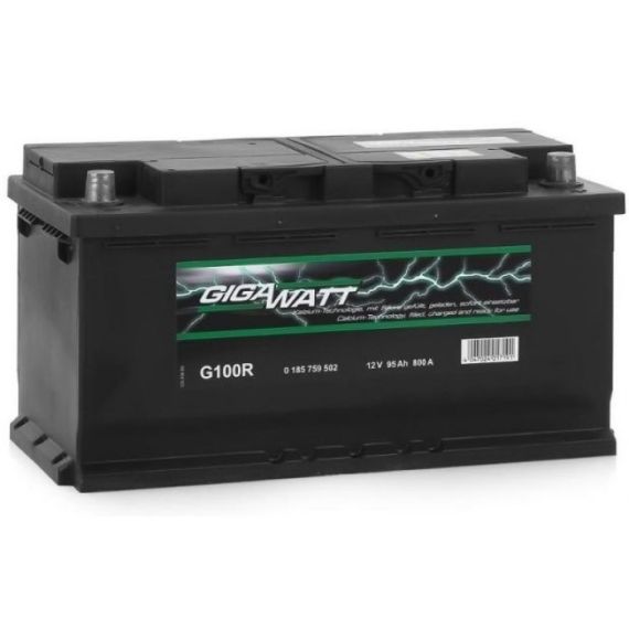 АККУМУЛЯТОР GIGAWATT G100R 100AH 830A(EN) КЛЕМЫ 0 (353X175X190) S5 013