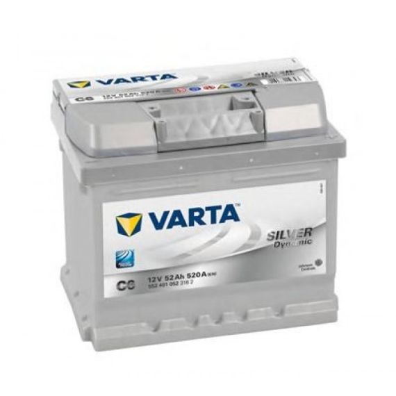 АККУМУЛЯТОР VARTA SILVER DYNAMIC 52AH 520A(EN) КЛЕМЫ 0 (207X175X175) S4 001