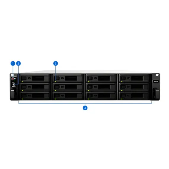 СЕТЕВОЕ ХРАНИЛИЩЕ SYNOLOGY RS3618XS, СЕРЫЙ