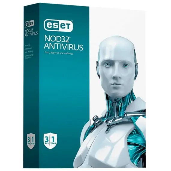 ESET NOD32 ANTIVIRUS 3 DT BASE 1 YEAR