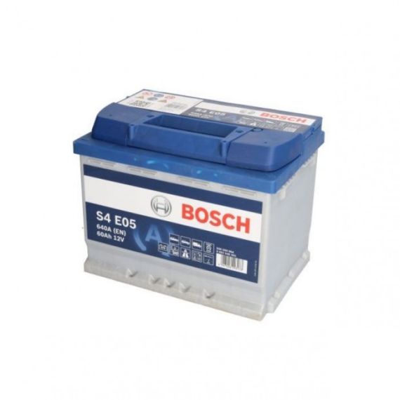 АККУМУЛЯТОР BOSCH SILVER 60AH 640A(EN) КЛЕМЫ 0 (242X175X190) S6 005 EFB