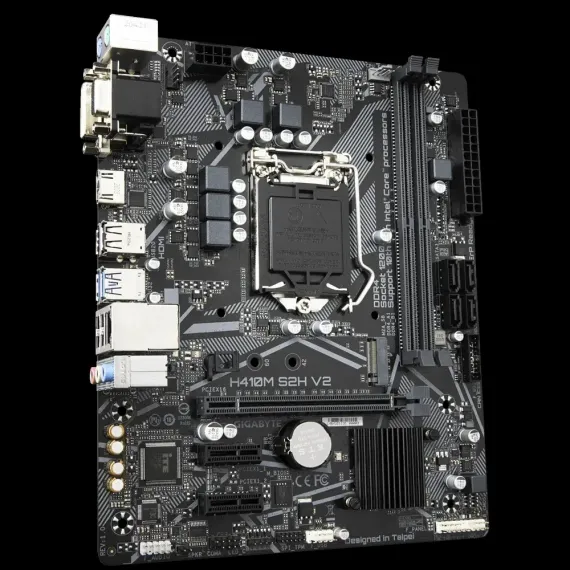 PLACA DE BAZA GIGABYTE H410M S2H V2, LGA1200, INTEL H470, MICRO-ATX