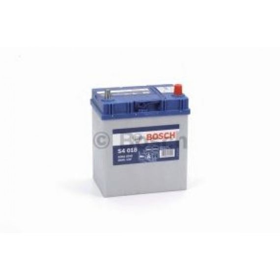 АККУМУЛЯТОР BOSCH  SILVER 40AH 330A(JIS) КЛЕМЫ 0 (187X127X227) S4 018 ТОНКАЯ КЛЕМА