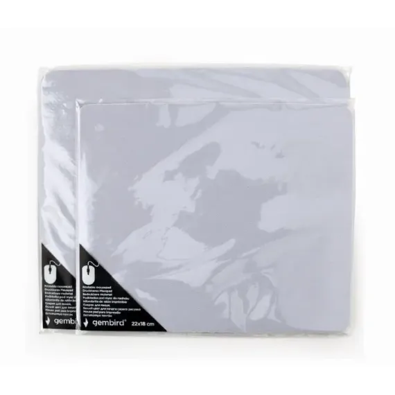 КОВРИК ДЛЯ МЫШИ GEMBIRD MP-PRINT-M, 250ММ X 210ММ, БЕЛЫЙ