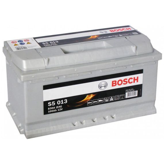 АККУМУЛЯТОР BOSCH SILVER PLUS 100AH 830A(EN) КЛЕМЫ 0 (353X175X190) S5 013