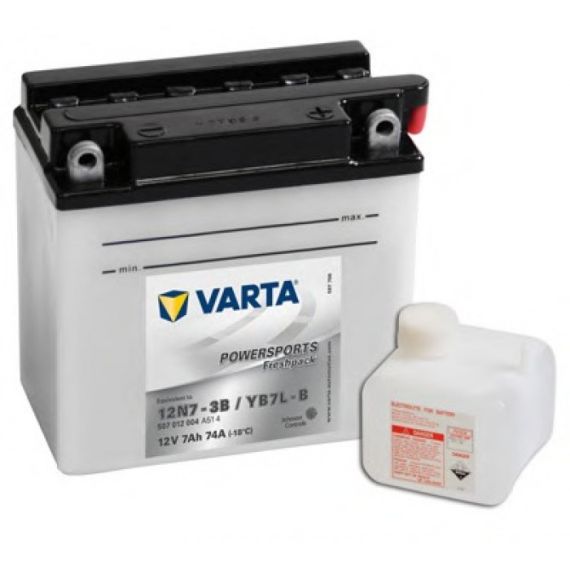 АККУМУЛЯТОР  VARTA 12V 7AH 74A(EN) КЛМЫ 0 (136X76X134) 12N7-3B (Y-B7L-B)