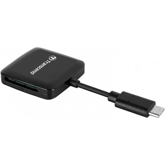 КАРДРИДЕР TRANSCEND TS-RDC3, USB TYPE-C, ЧЁРНЫЙ