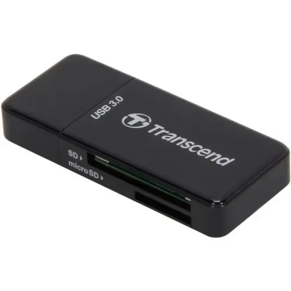КАРДРИДЕР TRANSCEND TS-RDF5, USB TYPE-A, ЧЁРНЫЙ