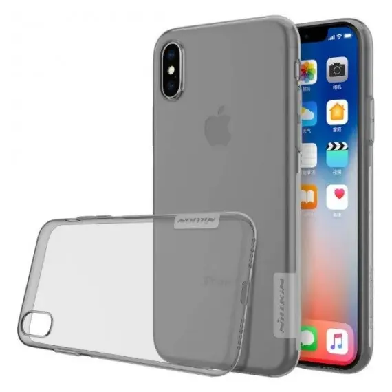 HUSA NILLKIN IPHONE XS MAX - ULTRA THIN TPU - NATURE, GRI