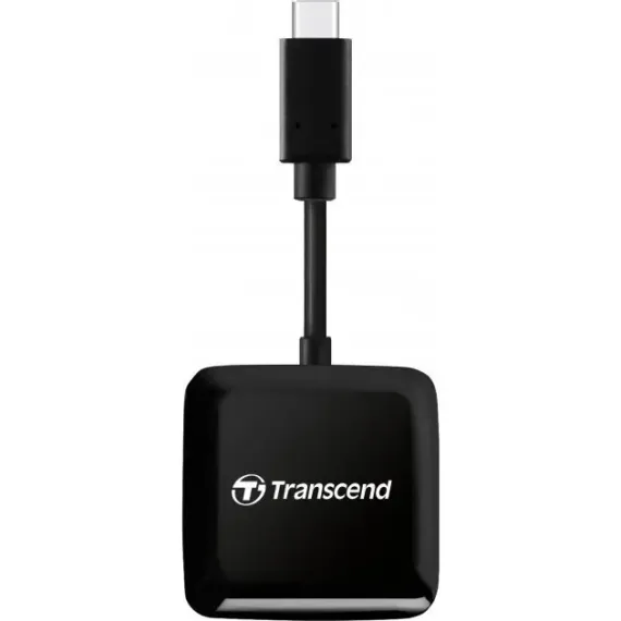 КАРДРИДЕР TRANSCEND TS-RDC3, USB TYPE-C, ЧЁРНЫЙ