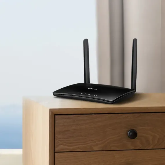 БЕСПРОВОДНОЙ МАРШРУТИЗАТОР TP-LINK TL-MR6400, 4G, ЧЁРНЫЙ