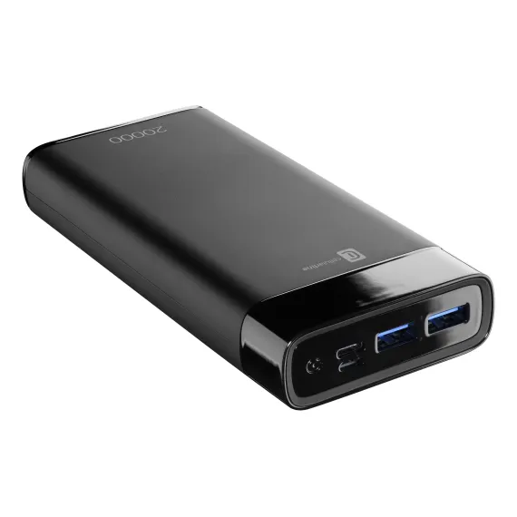 ACUMULATOR EXTERN CELLULARLINE FREEPOWER MANTA 20000, 20MAH, NEGRU