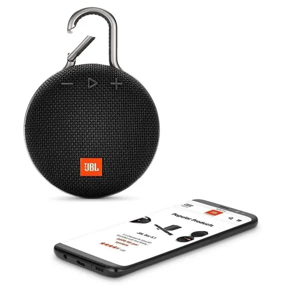 BOXA PORTABILA JBL CLIP 3, NEGRU